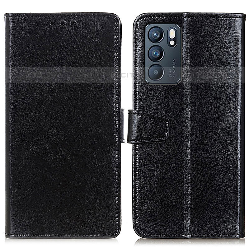 Funda de Cuero Cartera con Soporte Carcasa A06D para Oppo Reno6 5G