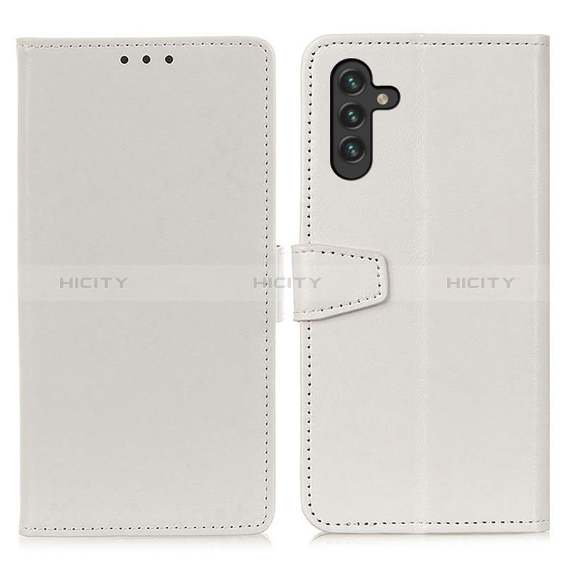 Funda de Cuero Cartera con Soporte Carcasa A06D para Samsung Galaxy A04s Blanco