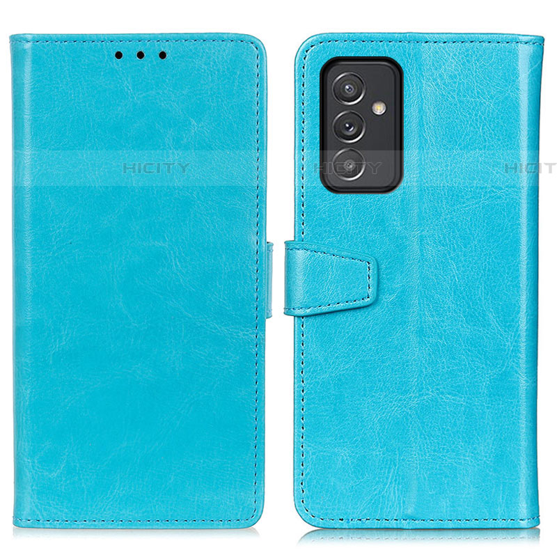 Funda de Cuero Cartera con Soporte Carcasa A06D para Samsung Galaxy A05s Azul Cielo