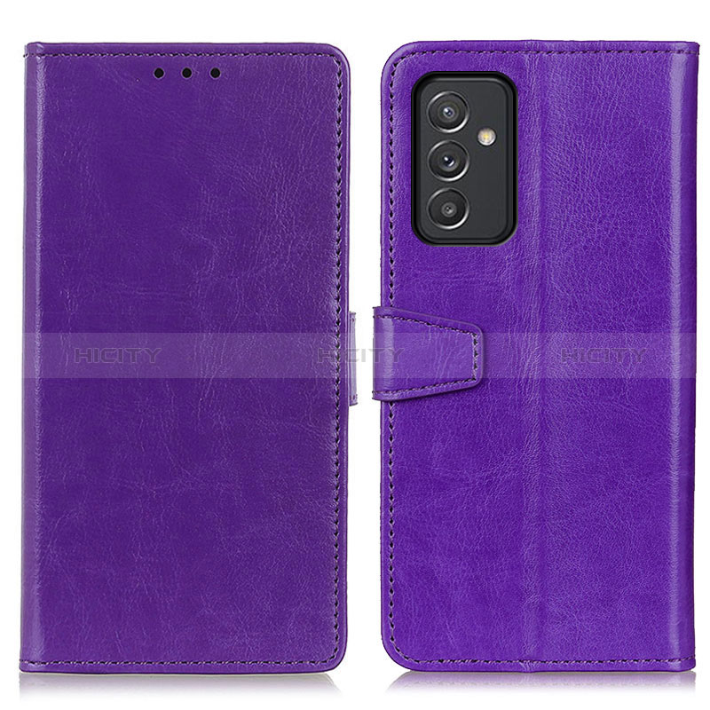 Funda de Cuero Cartera con Soporte Carcasa A06D para Samsung Galaxy A35 5G Morado