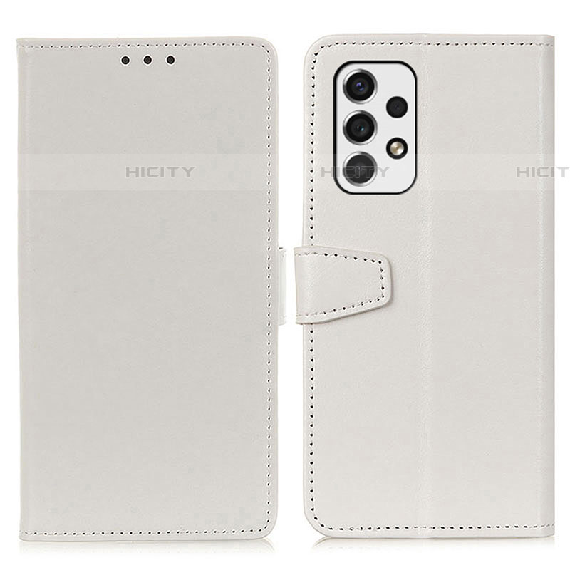 Funda de Cuero Cartera con Soporte Carcasa A06D para Samsung Galaxy A53 5G Blanco