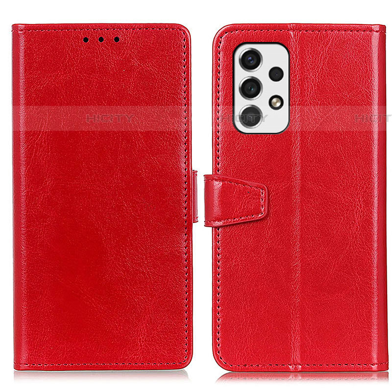 Funda de Cuero Cartera con Soporte Carcasa A06D para Samsung Galaxy A53 5G Rojo