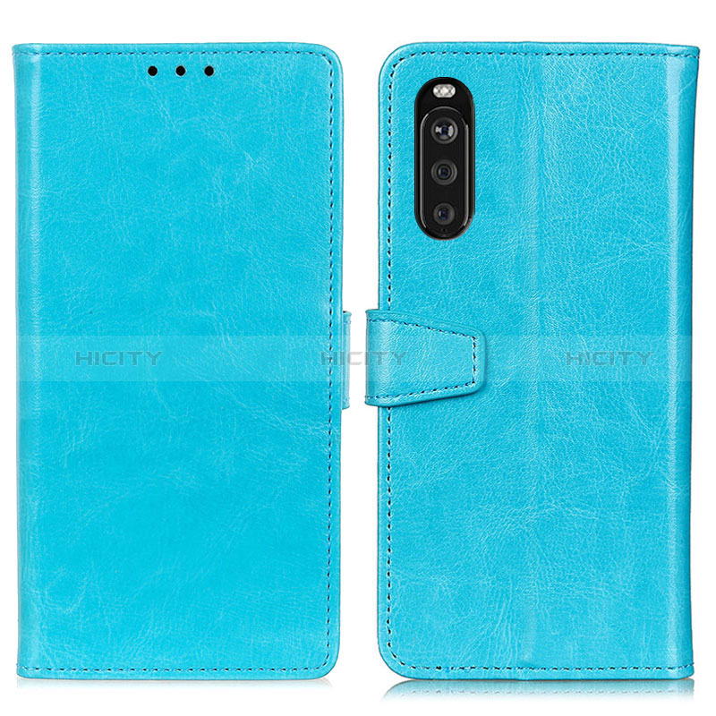 Funda de Cuero Cartera con Soporte Carcasa A06D para Sony Xperia 10 III SO-52B