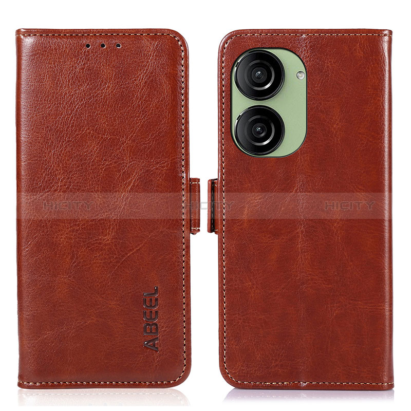 Funda de Cuero Cartera con Soporte Carcasa A07D para Asus ZenFone 10