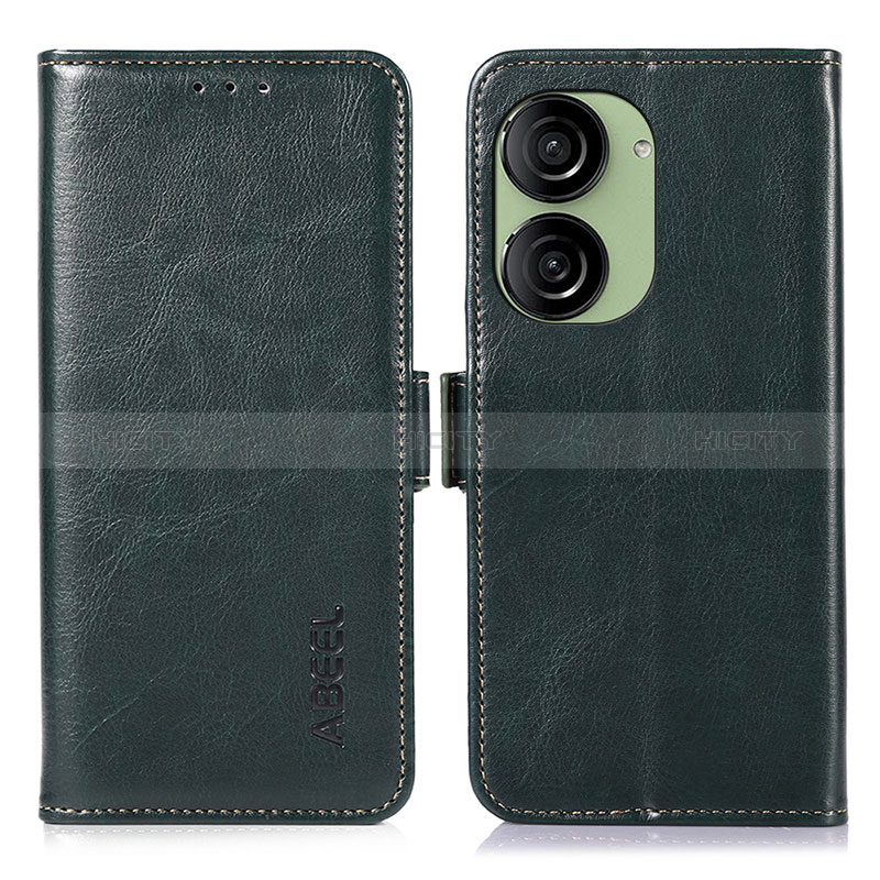 Funda de Cuero Cartera con Soporte Carcasa A07D para Asus ZenFone 10