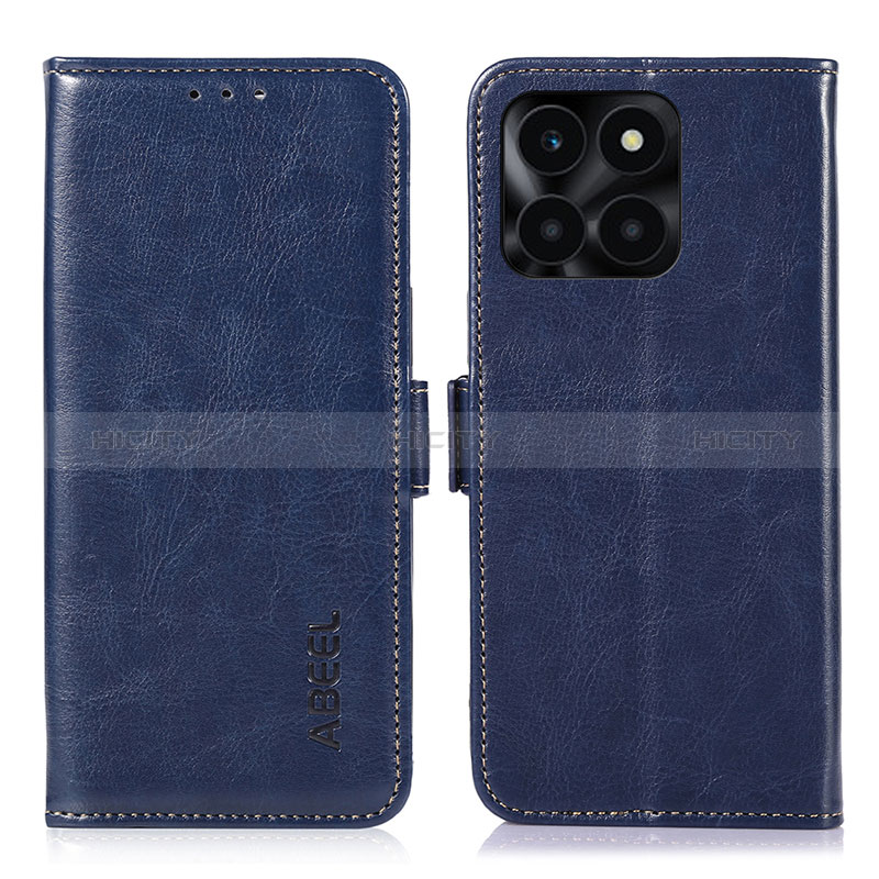 Funda de Cuero Cartera con Soporte Carcasa A07D para Huawei Honor X6a