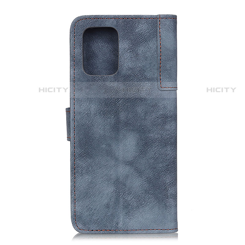 Funda de Cuero Cartera con Soporte Carcasa A07D para Motorola Moto G100 5G Azul