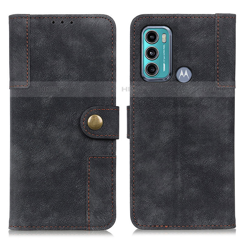 Funda de Cuero Cartera con Soporte Carcasa A07D para Motorola Moto G40 Fusion Negro