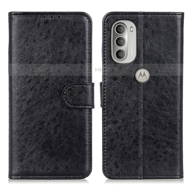 Funda de Cuero Cartera con Soporte Carcasa A07D para Motorola Moto G51 5G