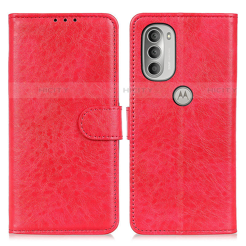 Funda de Cuero Cartera con Soporte Carcasa A07D para Motorola Moto G51 5G