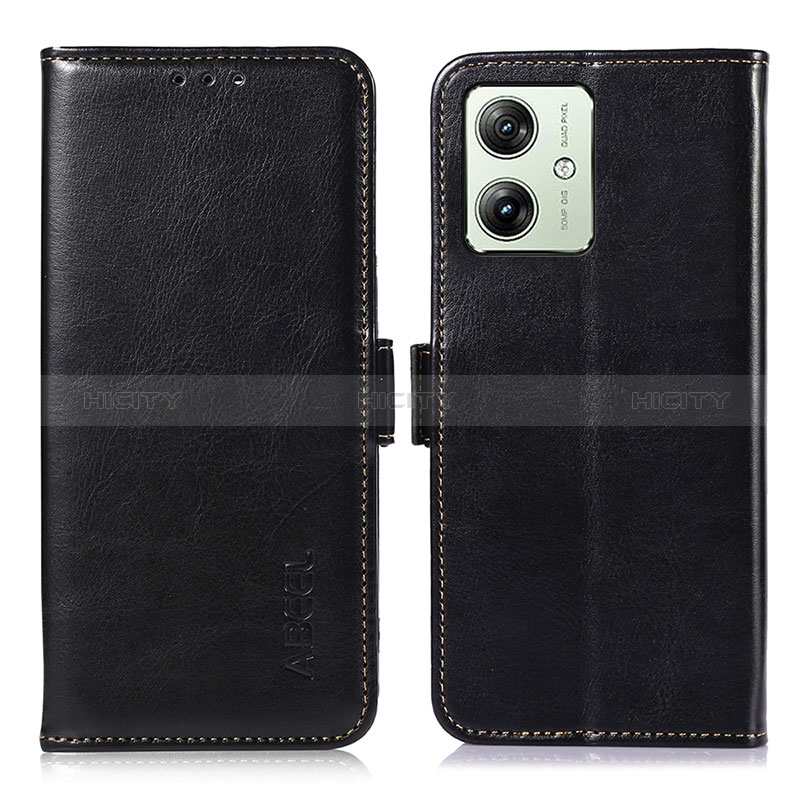 Funda de Cuero Cartera con Soporte Carcasa A07D para Motorola Moto G54 5G