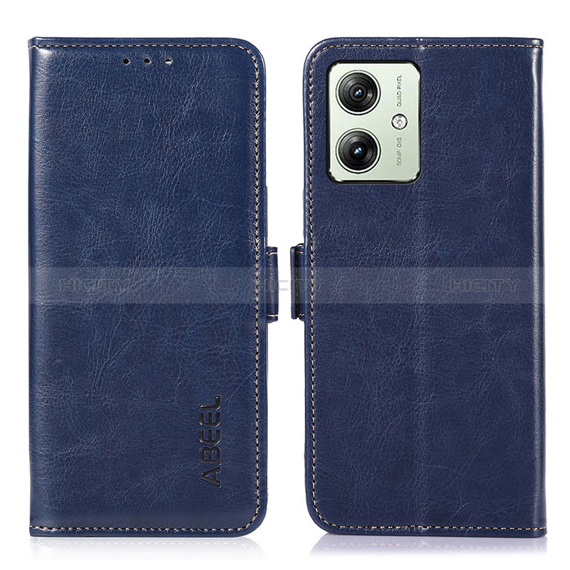 Funda de Cuero Cartera con Soporte Carcasa A07D para Motorola Moto G54 5G