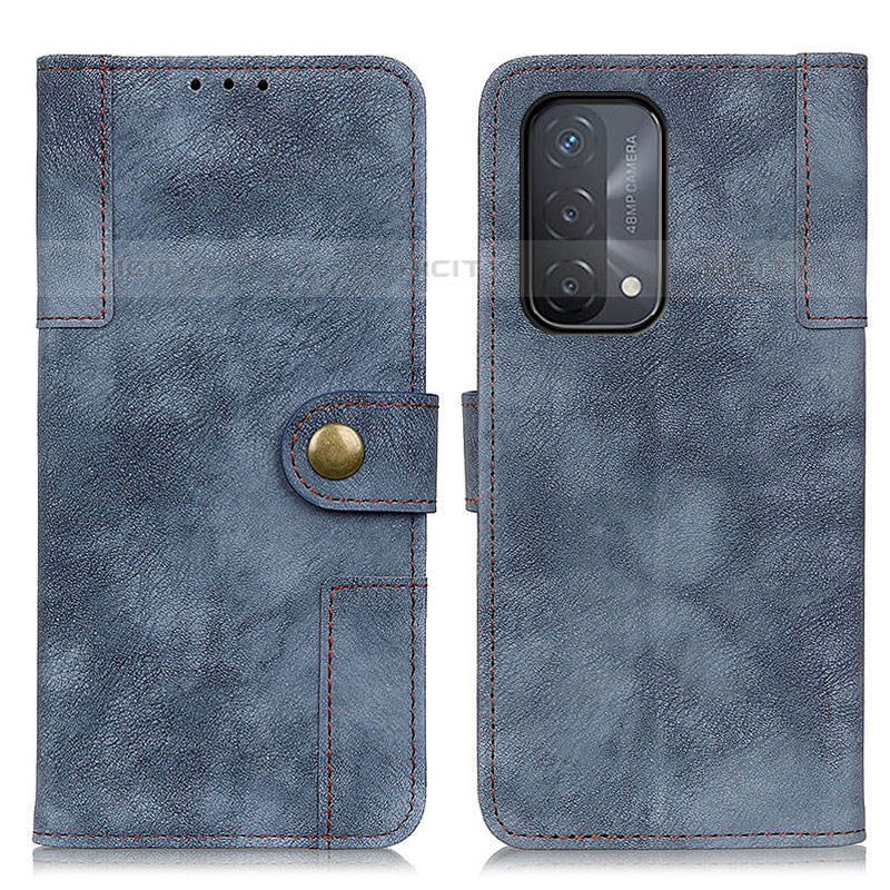 Funda de Cuero Cartera con Soporte Carcasa A07D para OnePlus Nord N200 5G Azul