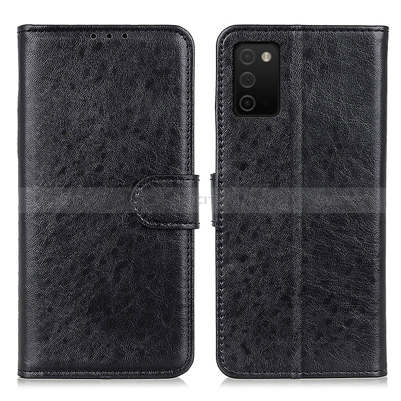 Funda de Cuero Cartera con Soporte Carcasa A07D para Samsung Galaxy A02s Negro