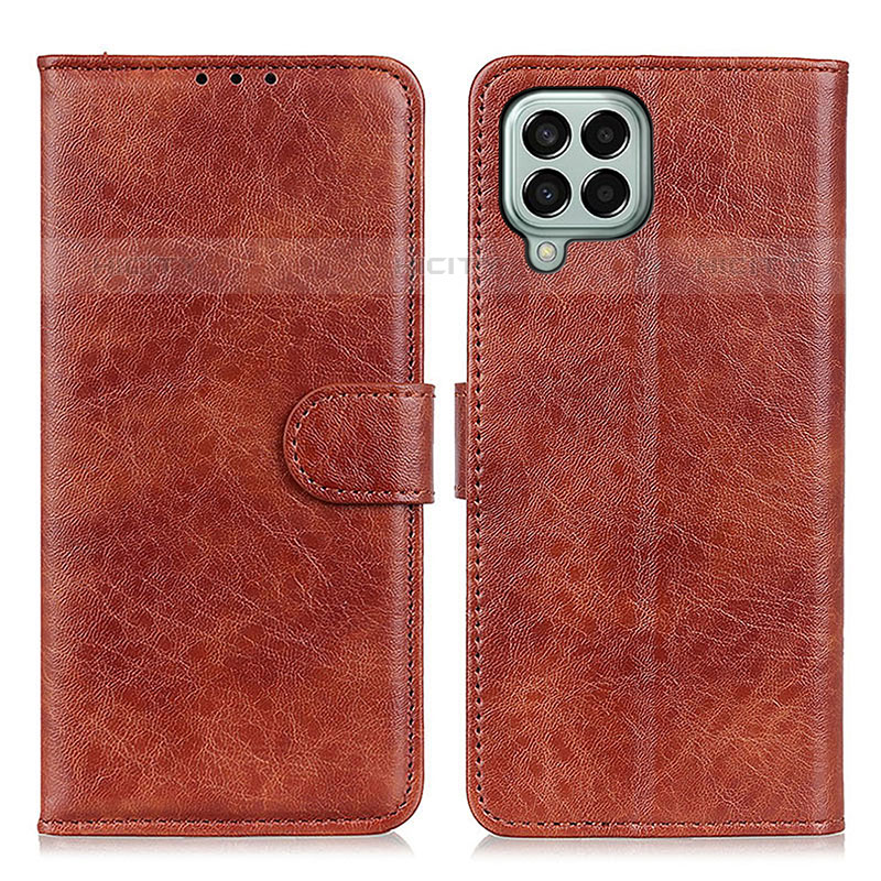 Funda de Cuero Cartera con Soporte Carcasa A07D para Samsung Galaxy M33 5G Marron