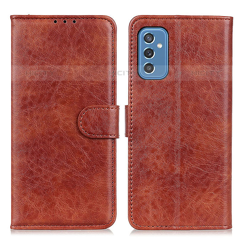 Funda de Cuero Cartera con Soporte Carcasa A07D para Samsung Galaxy M52 5G Marron