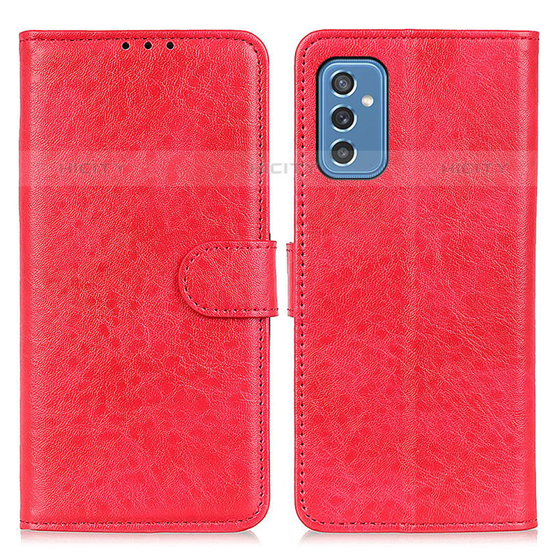 Funda de Cuero Cartera con Soporte Carcasa A07D para Samsung Galaxy M52 5G Rojo