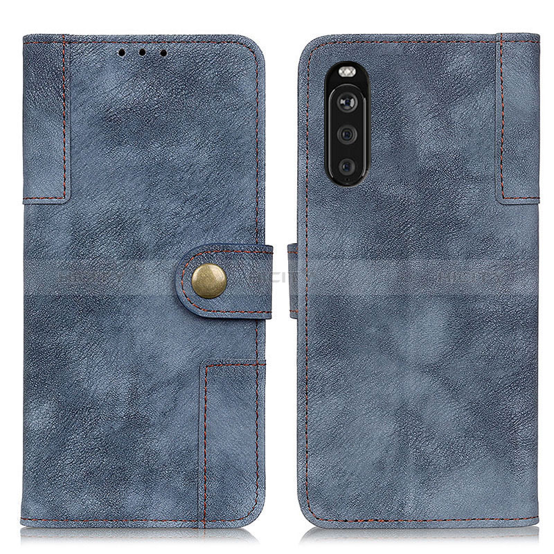 Funda de Cuero Cartera con Soporte Carcasa A07D para Sony Xperia 10 III