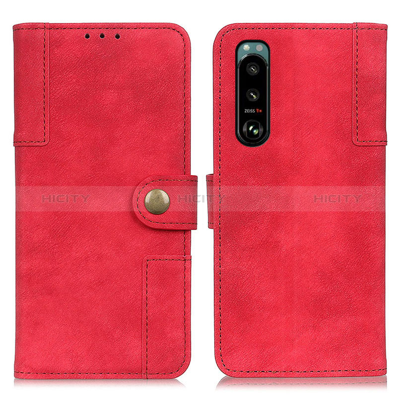 Funda de Cuero Cartera con Soporte Carcasa A07D para Sony Xperia 5 III