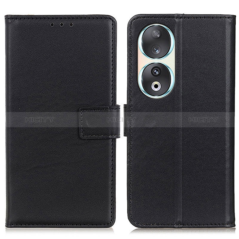 Funda de Cuero Cartera con Soporte Carcasa A08D para Huawei Honor 90 5G Negro