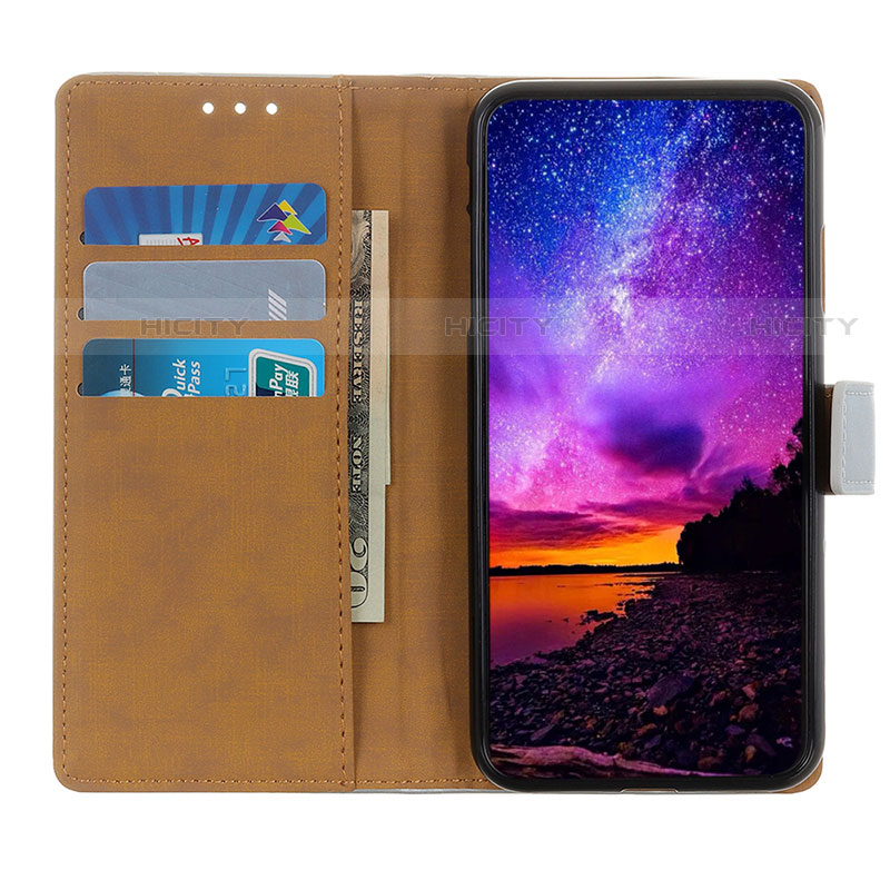 Funda de Cuero Cartera con Soporte Carcasa A08D para Motorola Moto E30