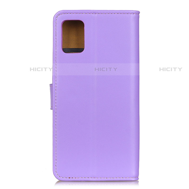 Funda de Cuero Cartera con Soporte Carcasa A08D para Motorola Moto G100 5G Morado