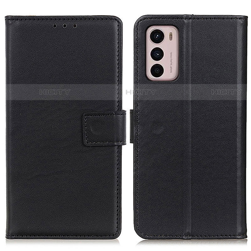 Funda de Cuero Cartera con Soporte Carcasa A08D para Motorola Moto G42 Negro