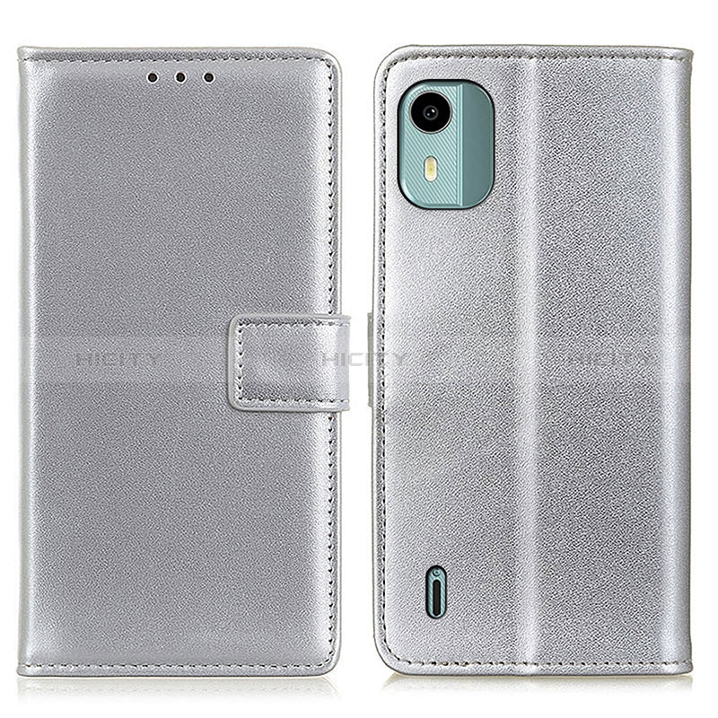 Funda de Cuero Cartera con Soporte Carcasa A08D para Nokia C12 Plus