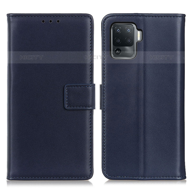 Funda de Cuero Cartera con Soporte Carcasa A08D para Oppo A94 4G