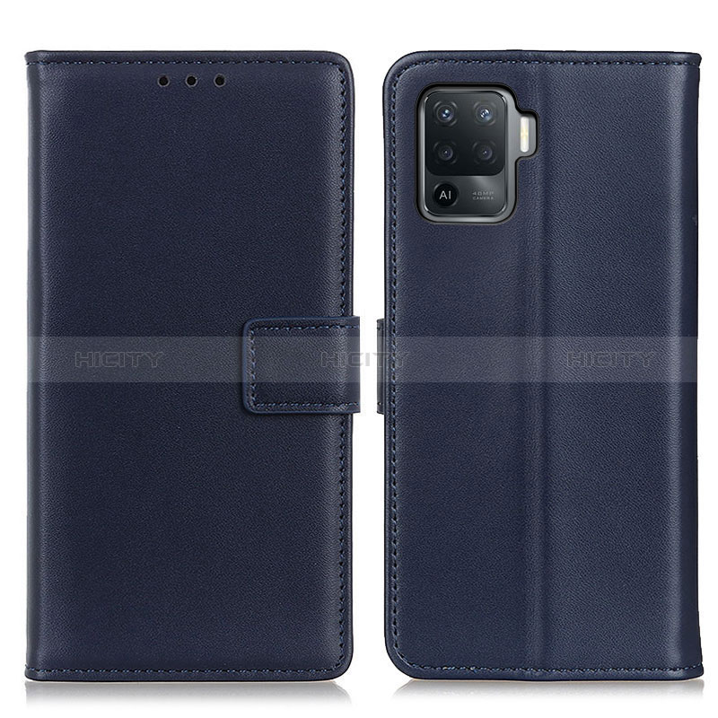 Funda de Cuero Cartera con Soporte Carcasa A08D para Oppo Reno5 Lite