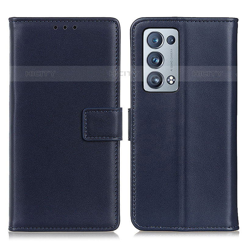 Funda de Cuero Cartera con Soporte Carcasa A08D para Oppo Reno6 Pro 5G