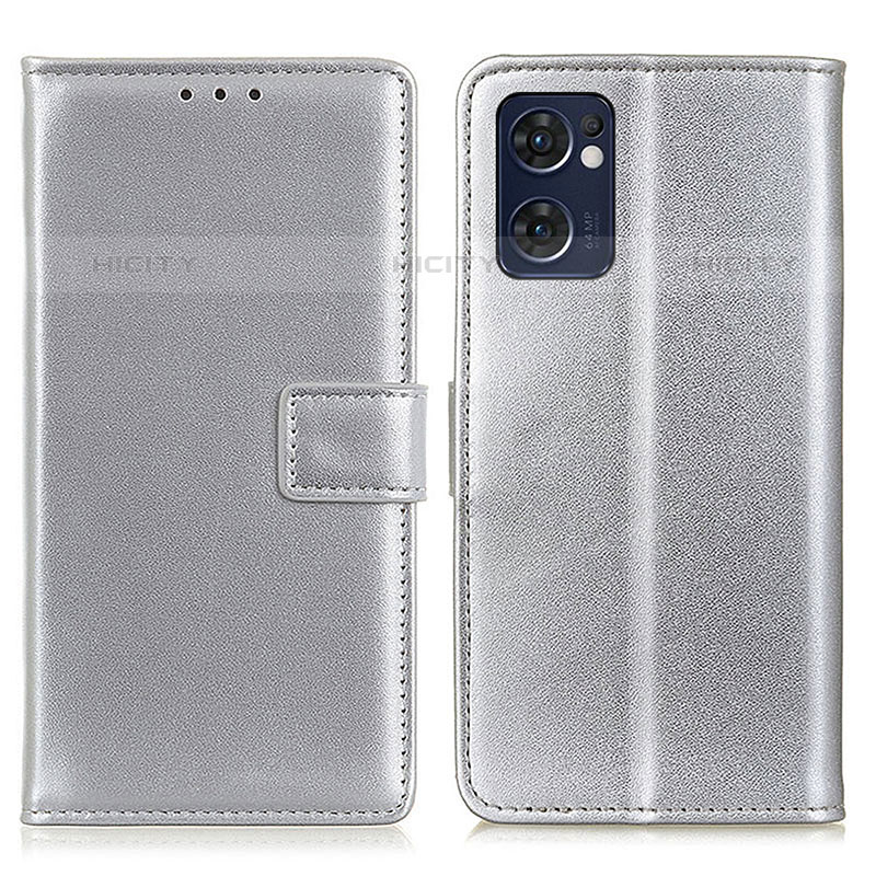 Funda de Cuero Cartera con Soporte Carcasa A08D para Oppo Reno7 5G