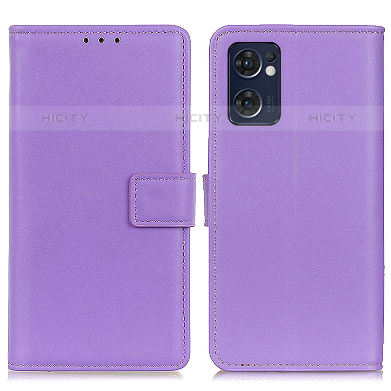 Funda de Cuero Cartera con Soporte Carcasa A08D para Oppo Reno7 5G