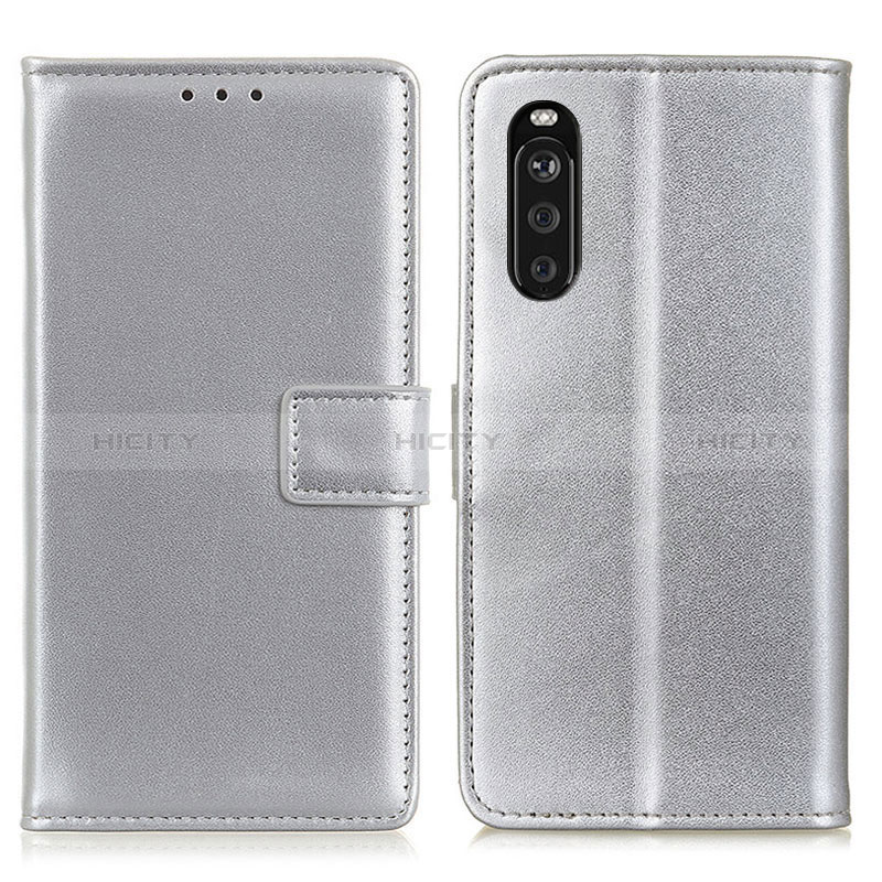 Funda de Cuero Cartera con Soporte Carcasa A08D para Sony Xperia 10 III SOG04