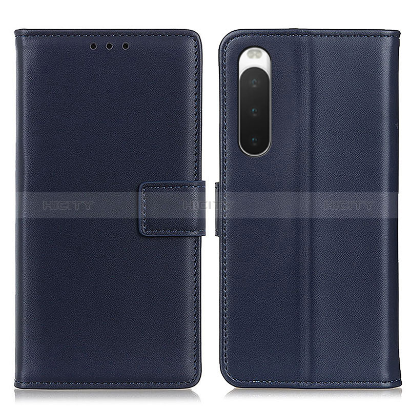 Funda de Cuero Cartera con Soporte Carcasa A08D para Sony Xperia 10 IV SOG07