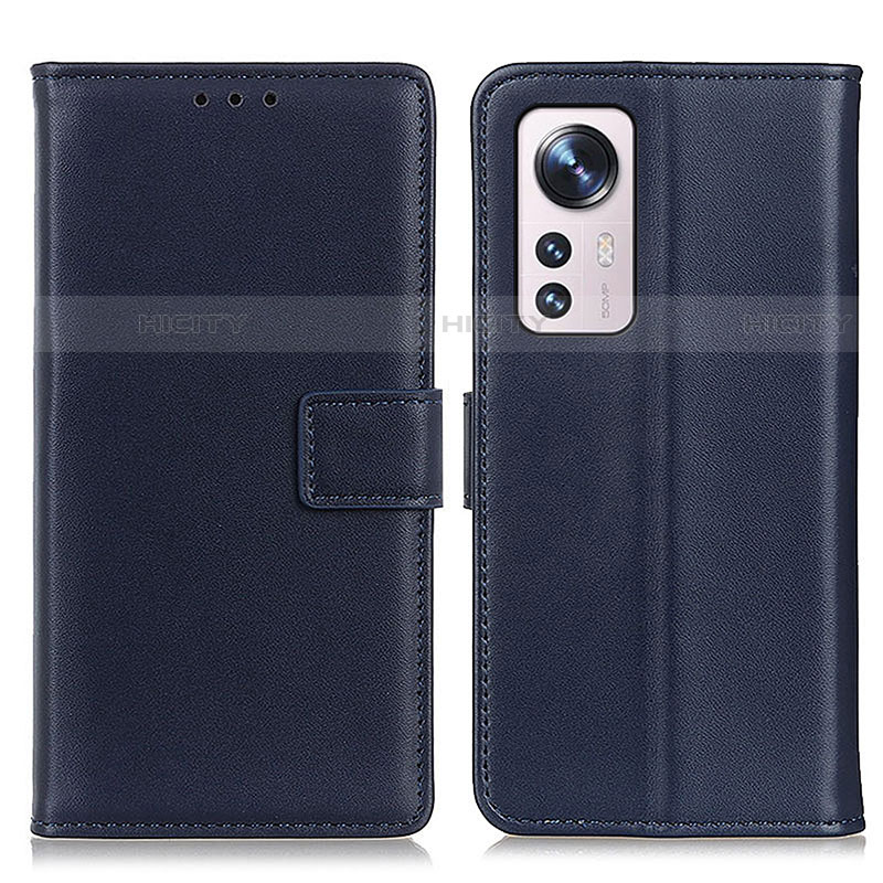 Funda de Cuero Cartera con Soporte Carcasa A08D para Xiaomi Mi 12 Lite 5G Azul