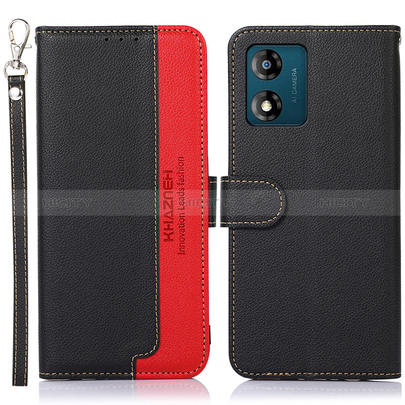 Funda de Cuero Cartera con Soporte Carcasa A09D para Motorola Moto E13