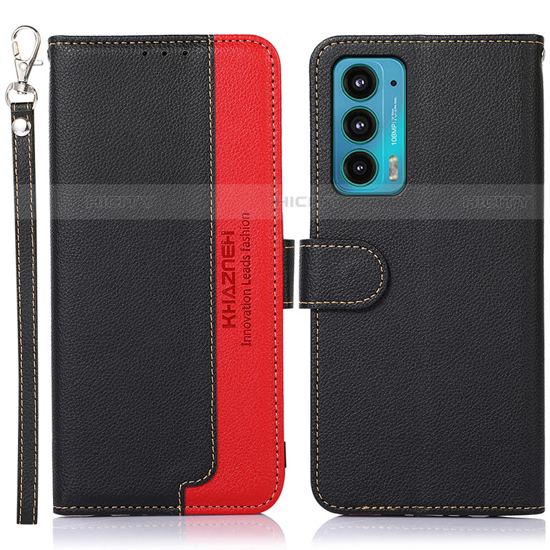 Funda de Cuero Cartera con Soporte Carcasa A09D para Motorola Moto Edge 20 5G