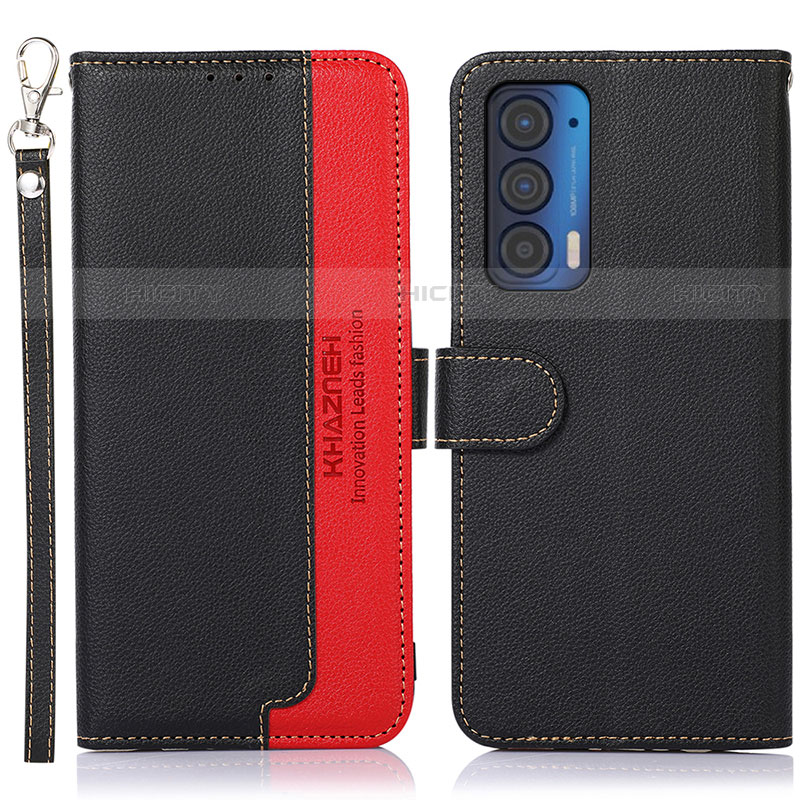 Funda de Cuero Cartera con Soporte Carcasa A09D para Motorola Moto Edge (2021) 5G