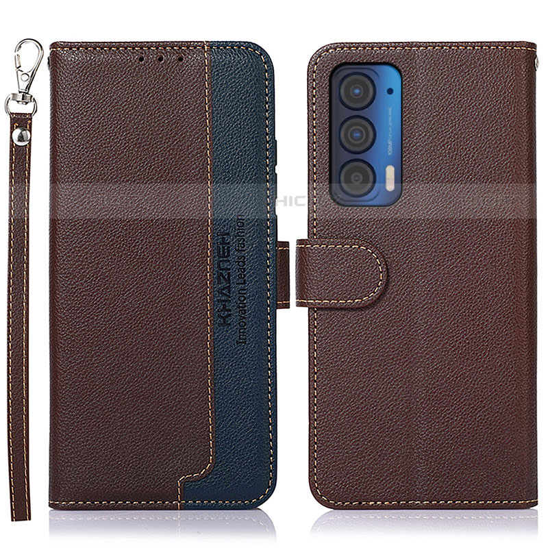 Funda de Cuero Cartera con Soporte Carcasa A09D para Motorola Moto Edge (2021) 5G