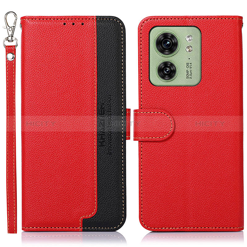 Funda de Cuero Cartera con Soporte Carcasa A09D para Motorola Moto Edge (2023) 5G