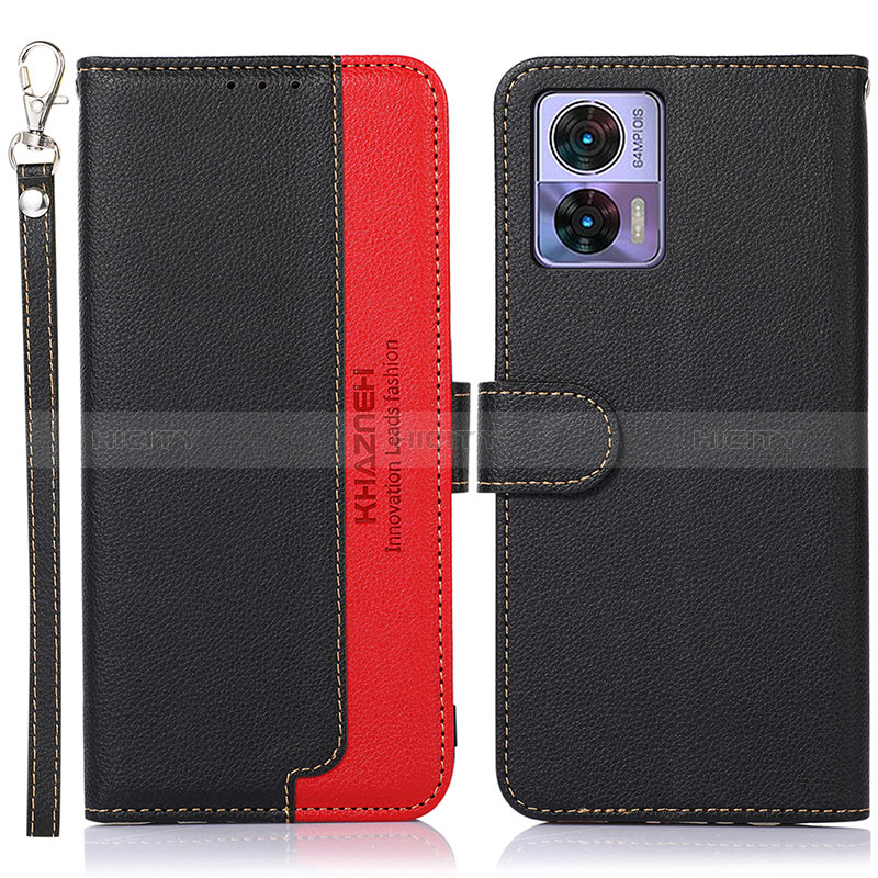 Funda de Cuero Cartera con Soporte Carcasa A09D para Motorola Moto Edge 30 Neo 5G