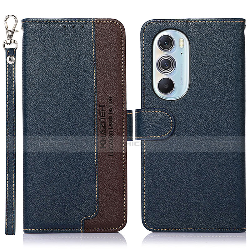 Funda de Cuero Cartera con Soporte Carcasa A09D para Motorola Moto Edge 30 Pro 5G