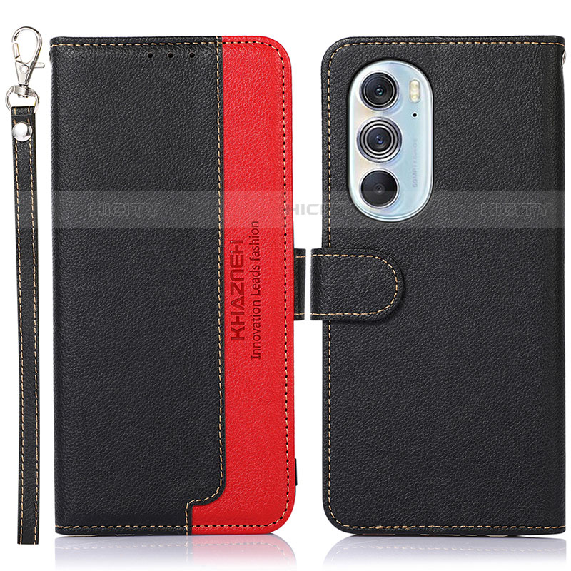 Funda de Cuero Cartera con Soporte Carcasa A09D para Motorola Moto Edge Plus (2022) 5G