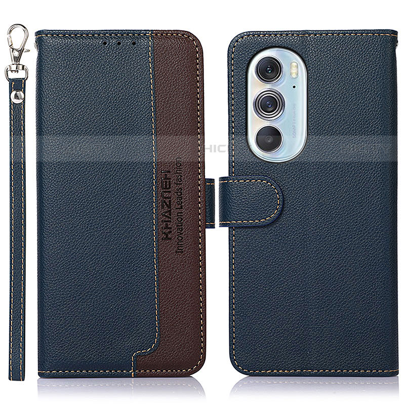 Funda de Cuero Cartera con Soporte Carcasa A09D para Motorola Moto Edge Plus (2022) 5G