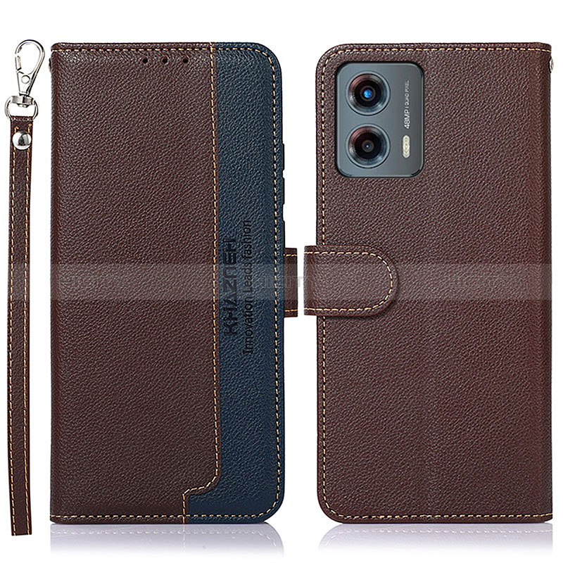 Funda de Cuero Cartera con Soporte Carcasa A09D para Motorola Moto G 5G (2023)