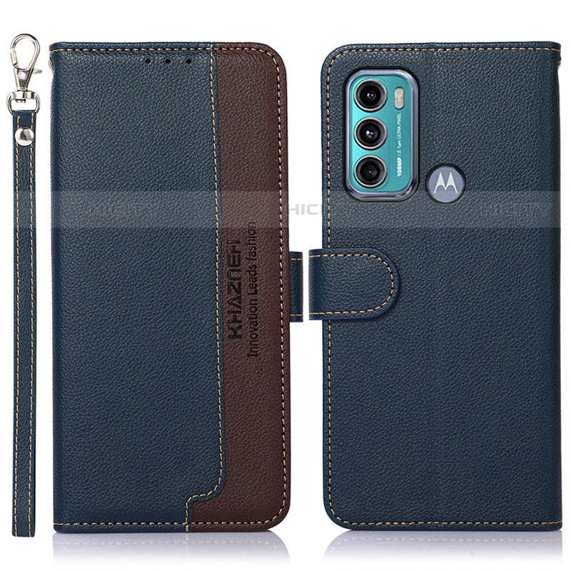 Funda de Cuero Cartera con Soporte Carcasa A09D para Motorola Moto G60