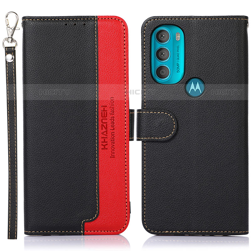 Funda de Cuero Cartera con Soporte Carcasa A09D para Motorola Moto G71 5G