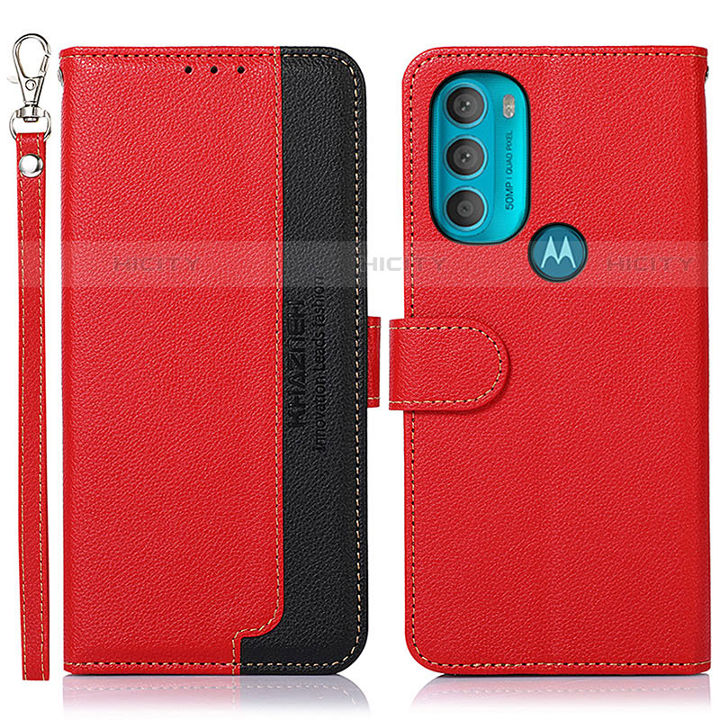 Funda de Cuero Cartera con Soporte Carcasa A09D para Motorola Moto G71 5G