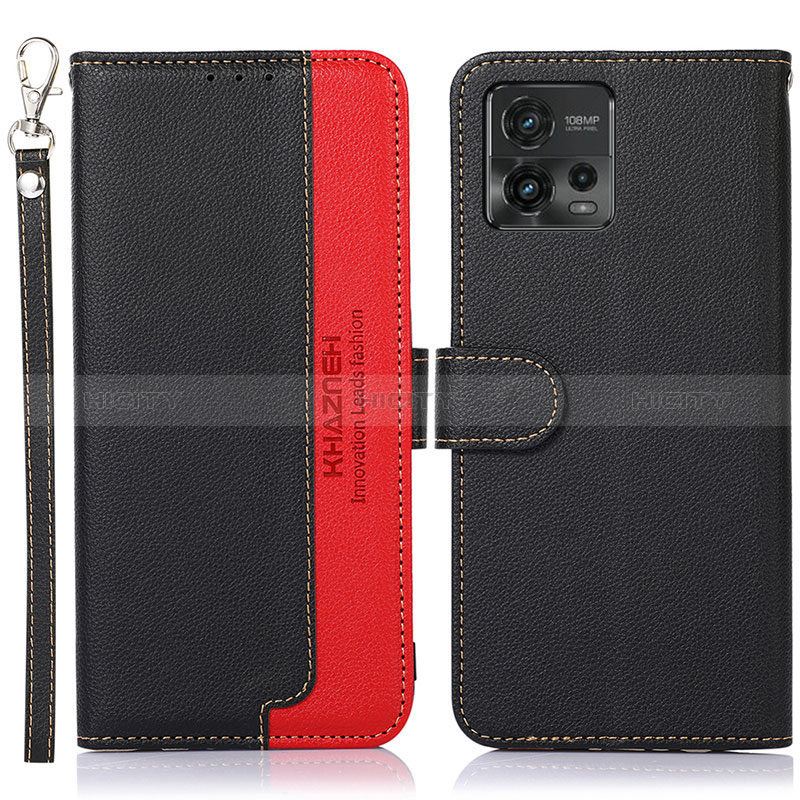 Funda de Cuero Cartera con Soporte Carcasa A09D para Motorola Moto G72